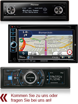 Car Hifi Radios CD, MD & DVD (MP3, WAV, MPEG4)